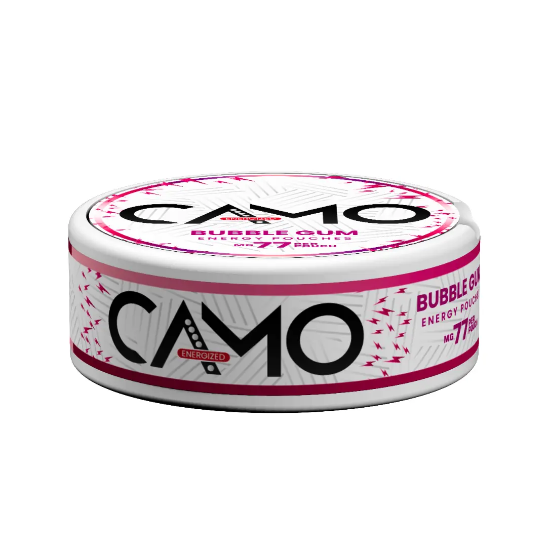 CAMO Bubble Gum Energy Pouches - Image 3