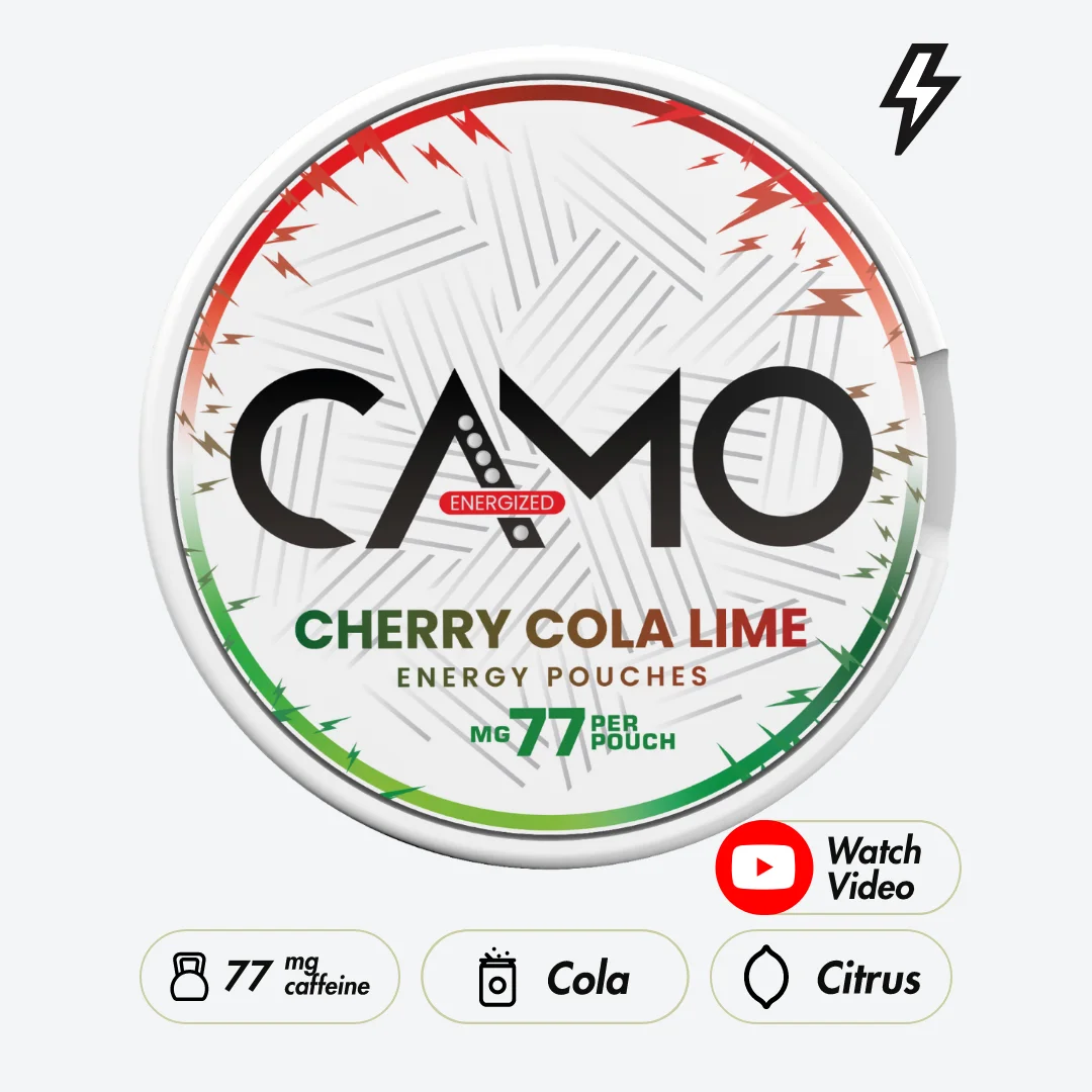 CAMO Cherry Cola Lime Energy Pouches
