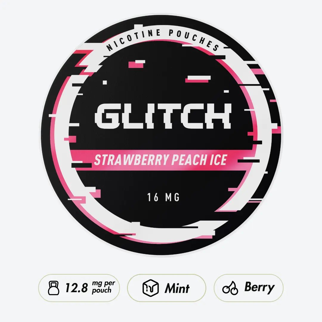 Glitch Strawberry Peach Ice Strong