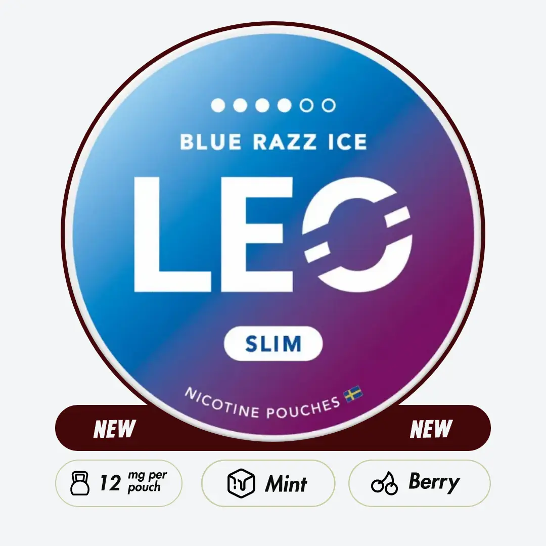 LEO Blue Razz Ice Strong