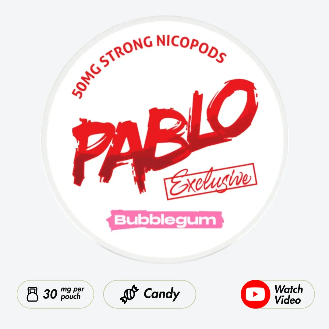Pablo Exclusive Bubblegum 50mg