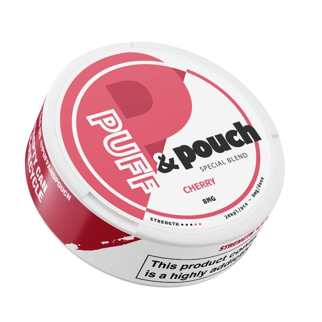 Puff & Pouch Cherry 8mg - Image 2