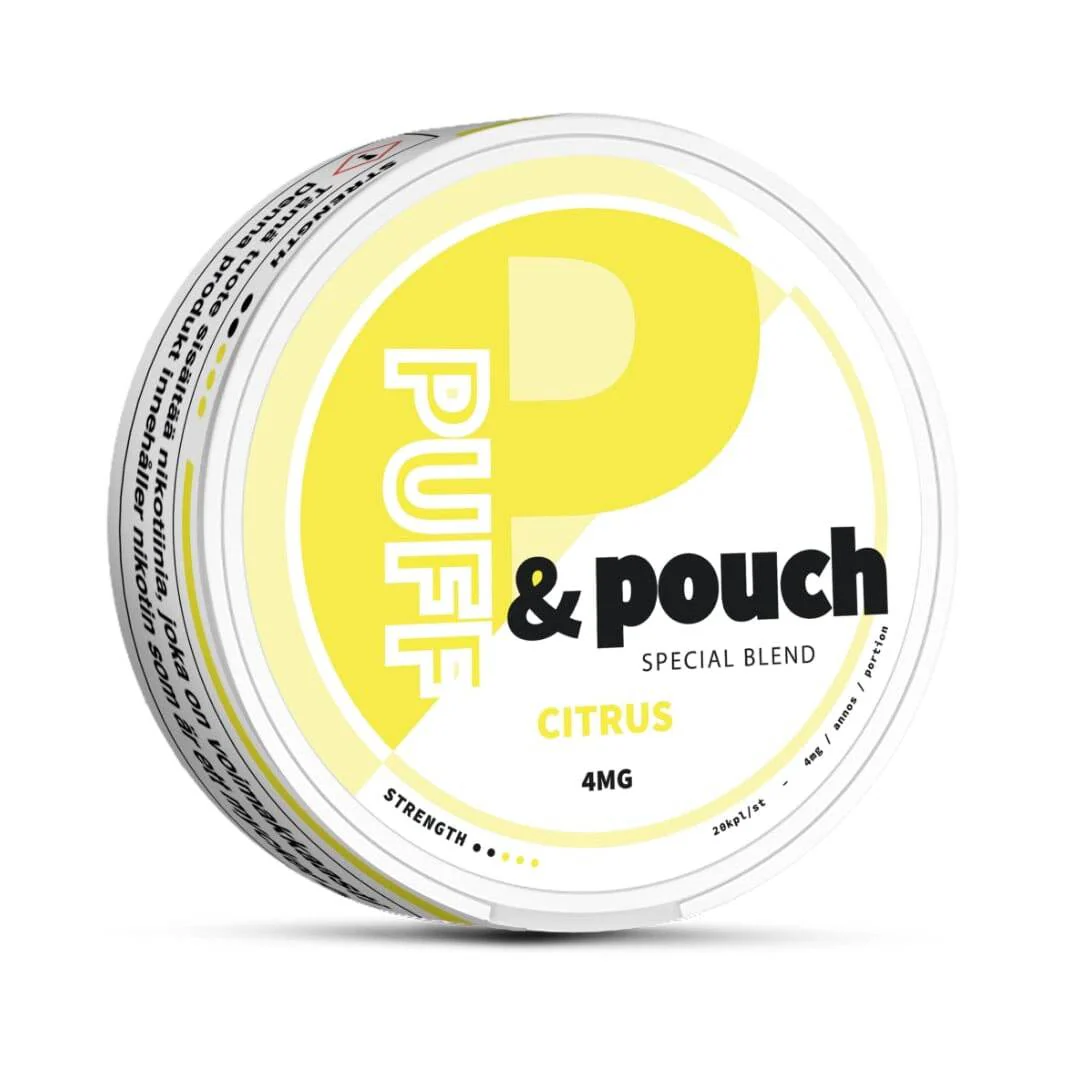 Puff & Pouch Citrus 4mg - Image 3