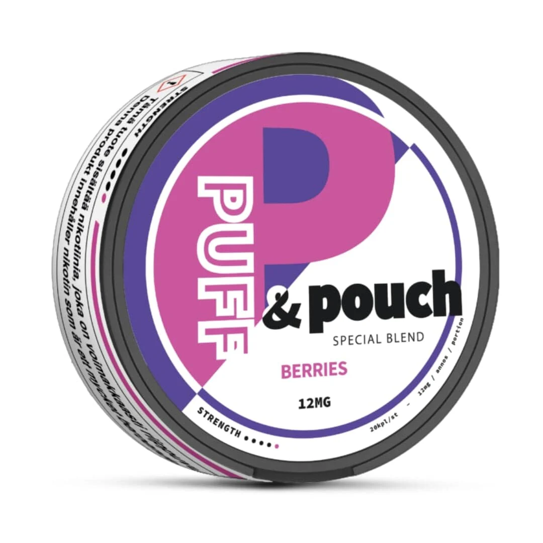Puff & Pouch Strong Berries 12mg - Image 3