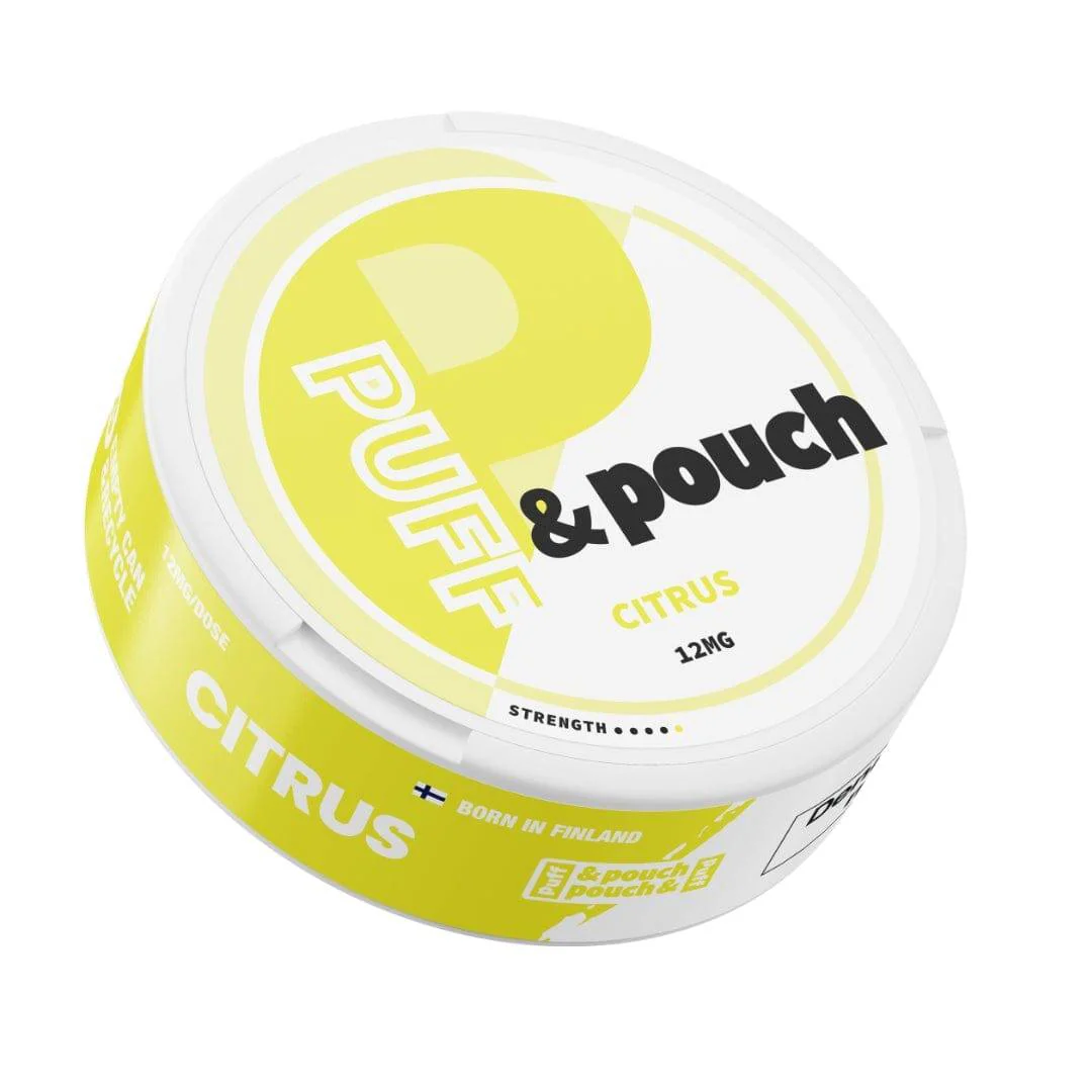 Puff & Pouch Strong Citrus 12mg - Image 2