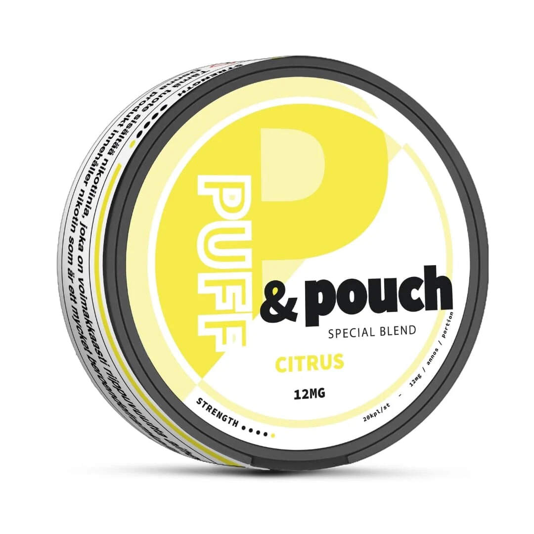 Puff & Pouch Strong Citrus 12mg - Image 3
