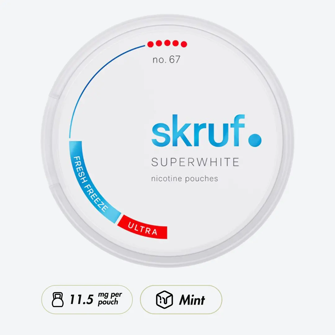 Skruf Superwhite No.67 Fresh Freeze Ultra