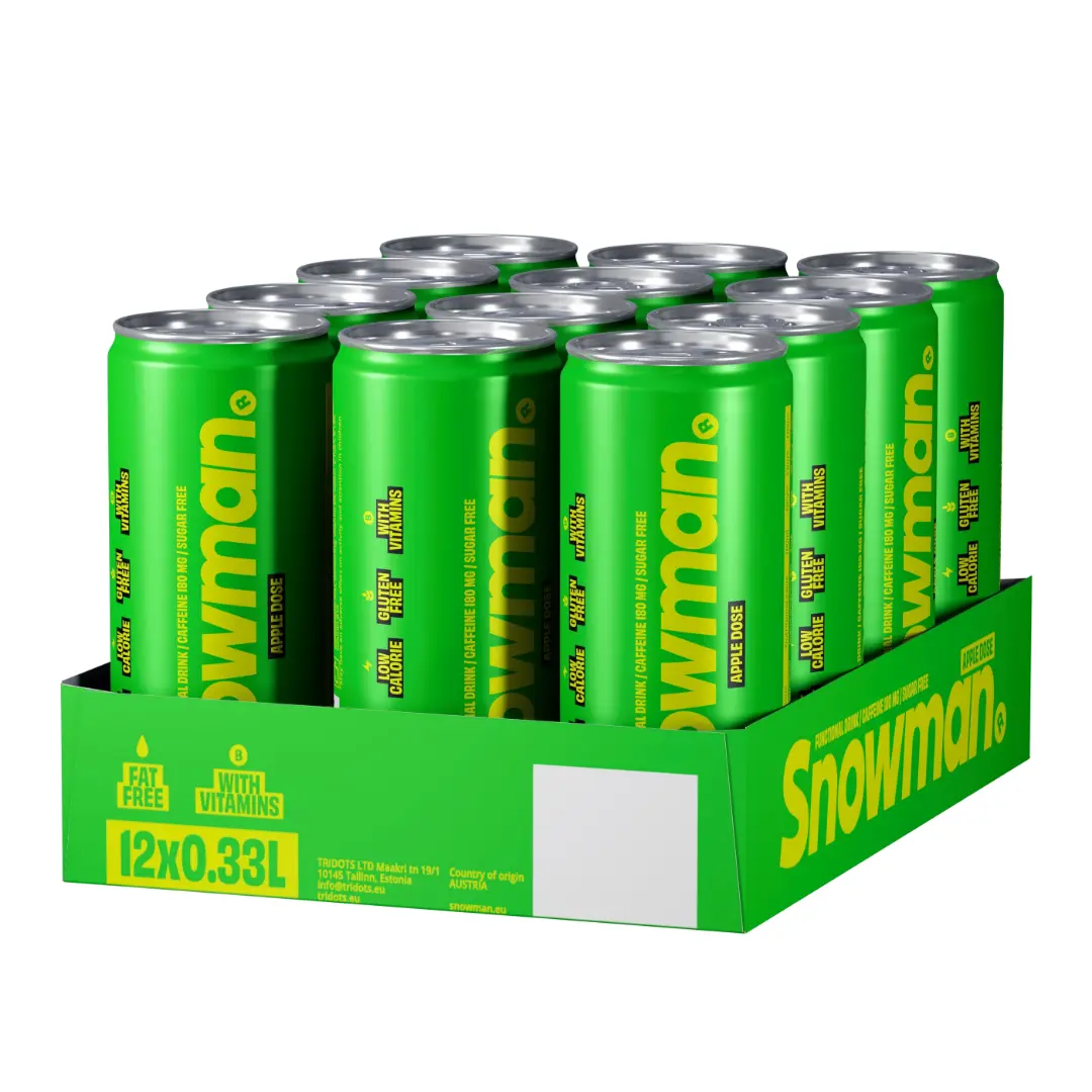 Snowman Apple Dose Energy Drink - Image 3