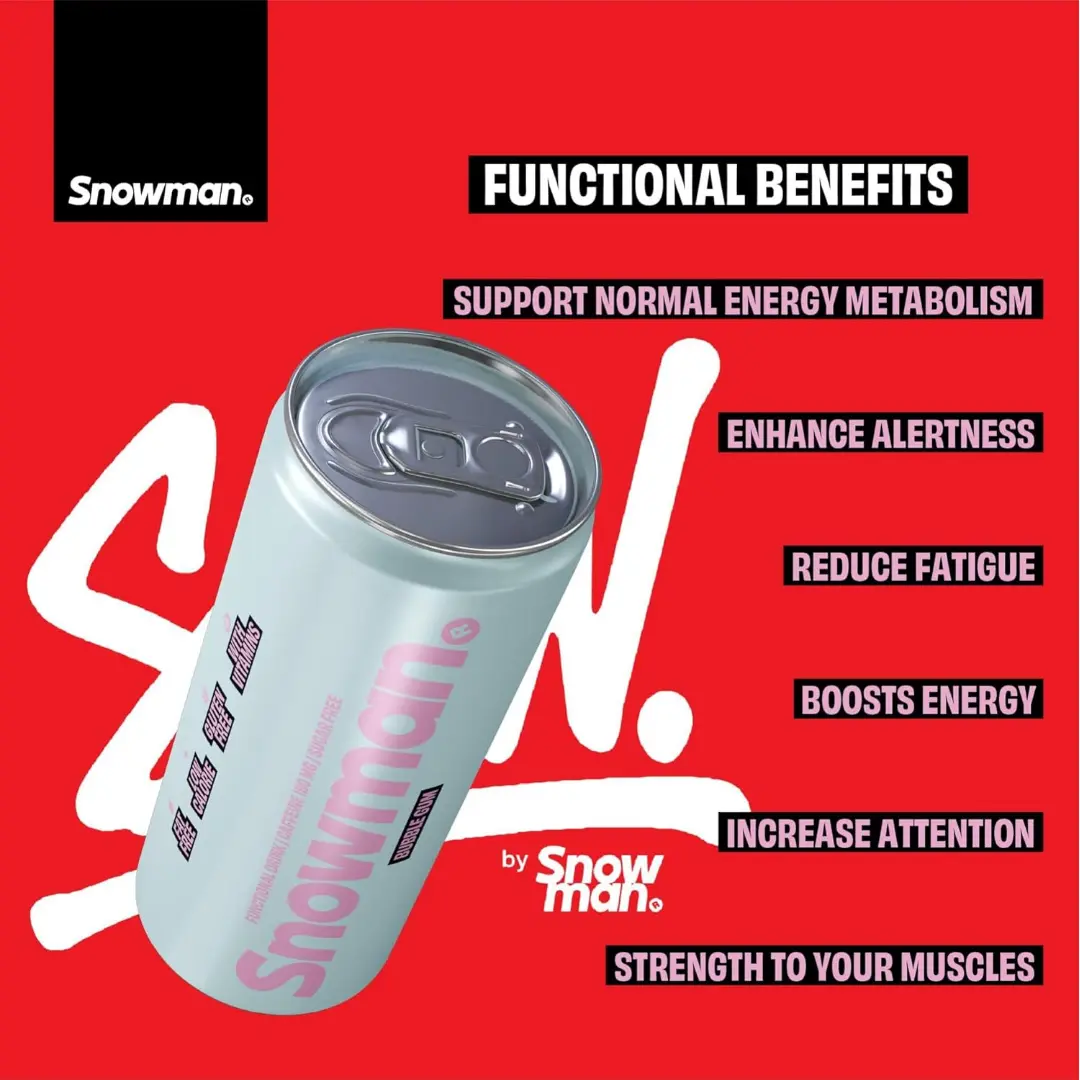 Snowman Bubble Gum Energy Drink - Image 2