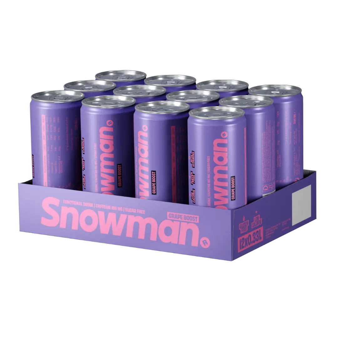Snowman Grape Boost Energy Drink - Image 3
