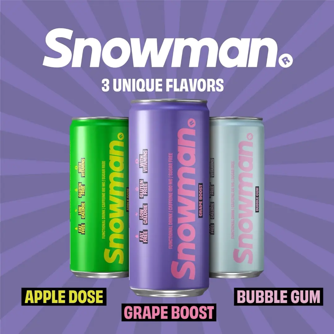 Snowman Bubble Gum Energy Drink - Image 6