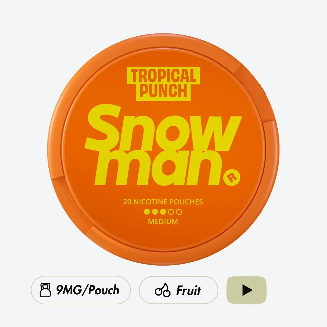 Snowman Tropical Punch 9mg